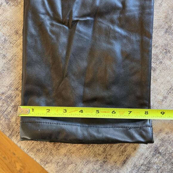 PrettyLittleThing Jumpsuit Womens 12 Black Leatherette Biker Moto Steam Punk NEW - Picture 15 of 16